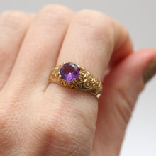 Laden Sie das Bild in den Galerie-Viewer, 9k Amethyst Ring
