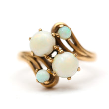 將圖片載入圖庫檢視器 10k Opal Swirl Ring