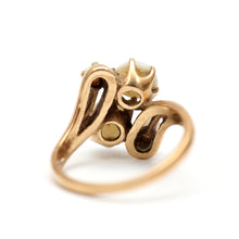 將圖片載入圖庫檢視器 10k Opal Swirl Ring