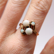 將圖片載入圖庫檢視器 10k Opal Swirl Ring