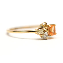 將圖片載入圖庫檢視器 14k Peachy Cluster Ring