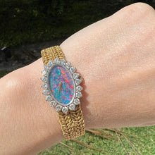 將圖片載入圖庫檢視器 18k Chopard Opal Diamond Watch