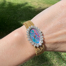 將圖片載入圖庫檢視器 18k Chopard Opal Diamond Watch
