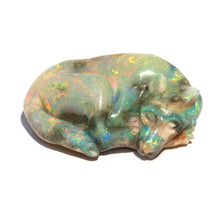 將圖片載入圖庫檢視器 50.5ct Opal Dog Carving