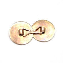 將圖片載入圖庫檢視器 10k Enamel Ostby Barton Cuff Link Earrings