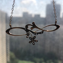 將圖片載入圖庫檢視器 SOLD***10k Belle Epoque Diamond Necklace