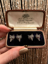 將圖片載入圖庫檢視器 Victorian Diamond Fox Cuff Links