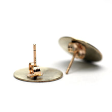 將圖片載入圖庫檢視器 10k Enamel Ostby Barton Cuff Link Earrings