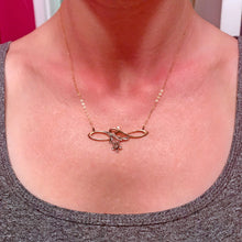 將圖片載入圖庫檢視器 SOLD***10k Belle Epoque Diamond Necklace