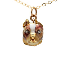 將圖片載入圖庫檢視器 14k Art Nouveau Dog Pendant