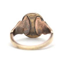 將圖片載入圖庫檢視器 10k Enamel Mourning Ring