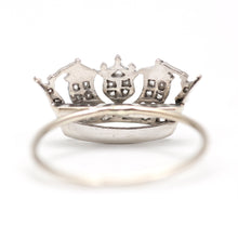 將圖片載入圖庫檢視器 Victorian Diamond Crown Ring