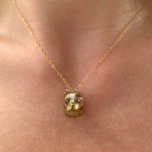 將圖片載入圖庫檢視器 14k Art Nouveau Dog Pendant