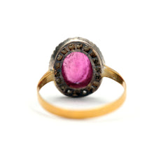 Carica l'immagine nel visualizzatore di Gallery, SOLD TO C***Juicy Pink Tourmaline Diamond Ring