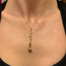 將圖片載入圖庫檢視器 SOLD TO A***14k L-O-V-E Pendant