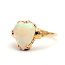 Load image into Gallery viewer, Vintage 14k Opal Heart Ring
