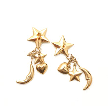 Carica l'immagine nel visualizzatore di Gallery, 14k Celestial Charm Earrings
