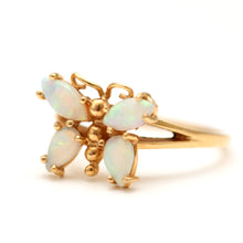 將圖片載入圖庫檢視器 14k Opal Butterfly Ring
