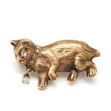 將圖片載入圖庫檢視器 14k Victorian Kitten Brooch
