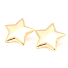 Carica l'immagine nel visualizzatore di Gallery, 14K Large Puffy Star Earrings
