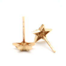 画像をギャラリービューアに読み込む, 14k Pavé Diamond Star Stud Earrings
