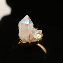Load image into Gallery viewer, 14k Angel Aura Quartz Ring
