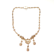 Laden Sie das Bild in den Galerie-Viewer, Antique Emerald Rose Cut Diamond Necklace
