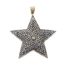 Laden Sie das Bild in den Galerie-Viewer, Rose Cut Diamond Star Pendant
