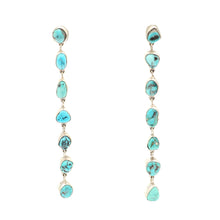 Carica l'immagine nel visualizzatore di Gallery, Federico Jimenez Freeform Turquoise Shoulder Duster Earrings
