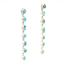 Carica l'immagine nel visualizzatore di Gallery, Federico Jimenez Freeform Turquoise Shoulder Duster Earrings
