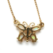 Carica l'immagine nel visualizzatore di Gallery, 14k Australian Opal Butterfly Necklace
