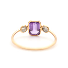 Carica l'immagine nel visualizzatore di Gallery, 14k Amethyst Diamond Ring
