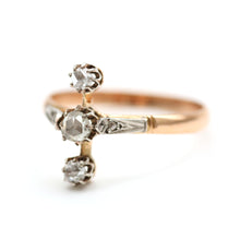 Load image into Gallery viewer, 10k Belle Epoque Rose Cut Diamond Ring
