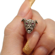Carica l'immagine nel visualizzatore di Gallery, Victorian Rose Cut Diamond Dog Cufflinks
