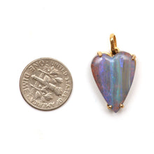 Carica l'immagine nel visualizzatore di Gallery, 14k Boulder Opal Heart Pendant
