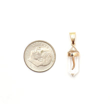 Load image into Gallery viewer, 14k Quartz Crystal Pendant
