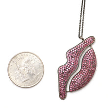 將圖片載入圖庫檢視器 Sterling Ruby Lips Necklace
