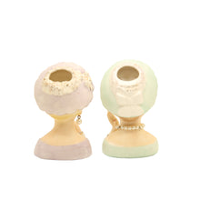 Load image into Gallery viewer, Vintage 1960s Inarco Small Lady Head Vases
