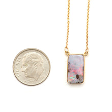 画像をギャラリービューアに読み込む, 14k Australian Boulder Opal Necklace
