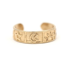 將圖片載入圖庫檢視器 14k Celestial Toe Ring
