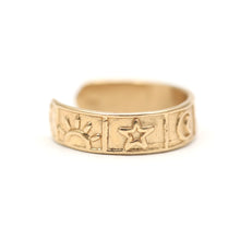 將圖片載入圖庫檢視器 14k Celestial Toe Ring
