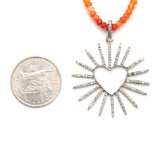 將圖片載入圖庫檢視器 Diamond Sunshine of Your Love Fire Opal Necklace
