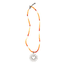 將圖片載入圖庫檢視器 Diamond Sunshine of Your Love Fire Opal Necklace
