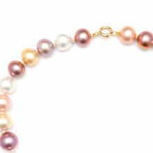 Load image into Gallery viewer, 14k Large Pastel Pearl Necklace
