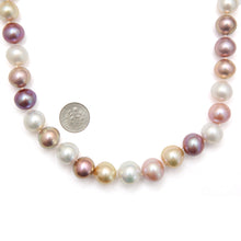 Load image into Gallery viewer, 14k Large Pastel Pearl Necklace
