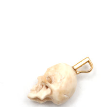 Charger l'image dans la galerie, 14k Diamond Skull Pendant
