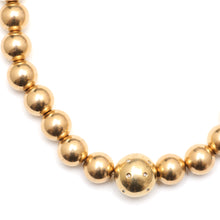 画像をギャラリービューアに読み込む, 14K Diamond Bead Necklace
