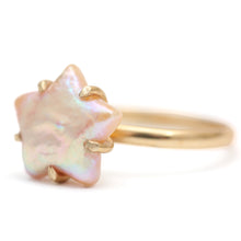 画像をギャラリービューアに読み込む, 14k Pink Pearl Star Ring

