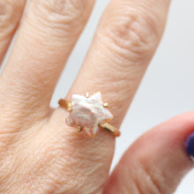 画像をギャラリービューアに読み込む, 14k Pink Pearl Star Ring
