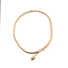Charger l'image dans la galerie, 9k Snake Choker Necklace

